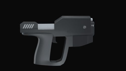 Low Poly Halo Pistol preview image